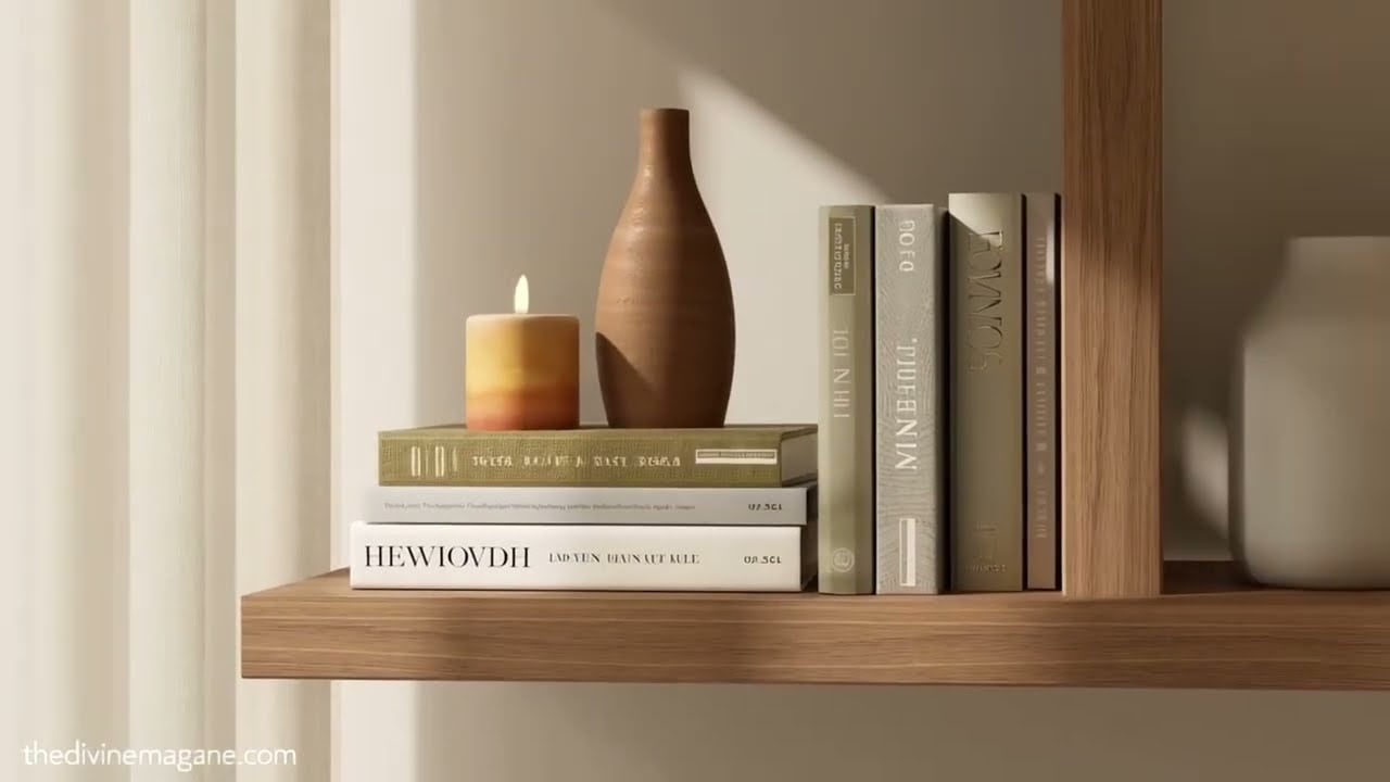 How to Style a Shelf Using the 2/3 Rule