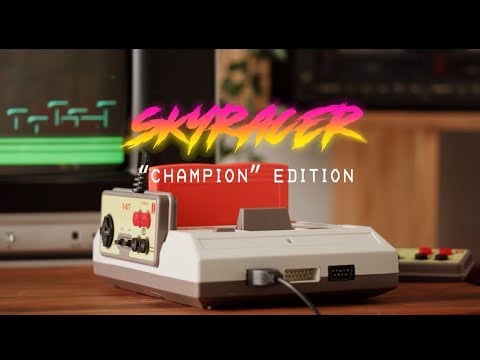 Skyracer - “Champion” Edition - Official Video (90s Nostalgia Synthwave Rock)