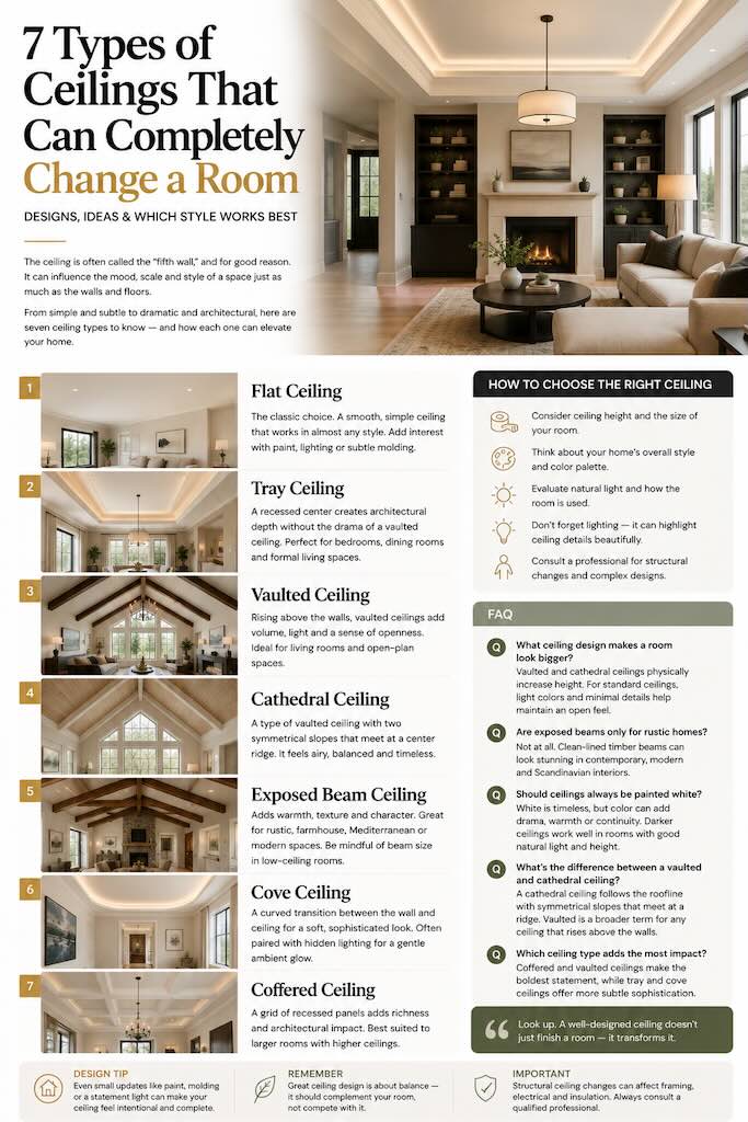7 Types of Ceilings That Can Transform a Room