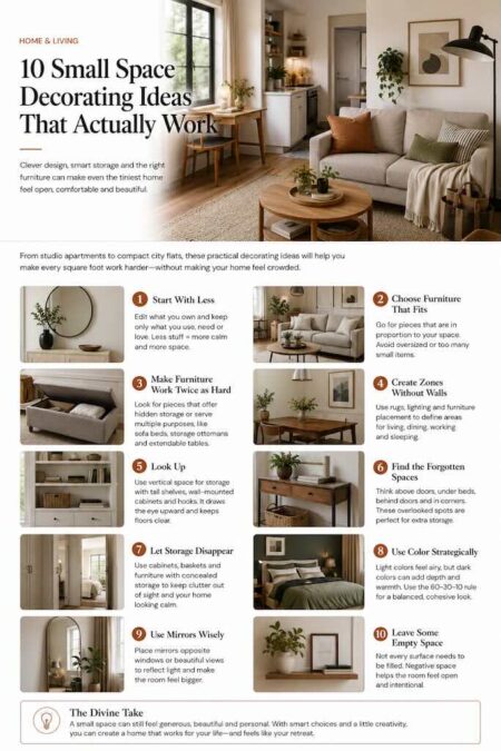 10 Small Space Decorating Ideas That Actually Work