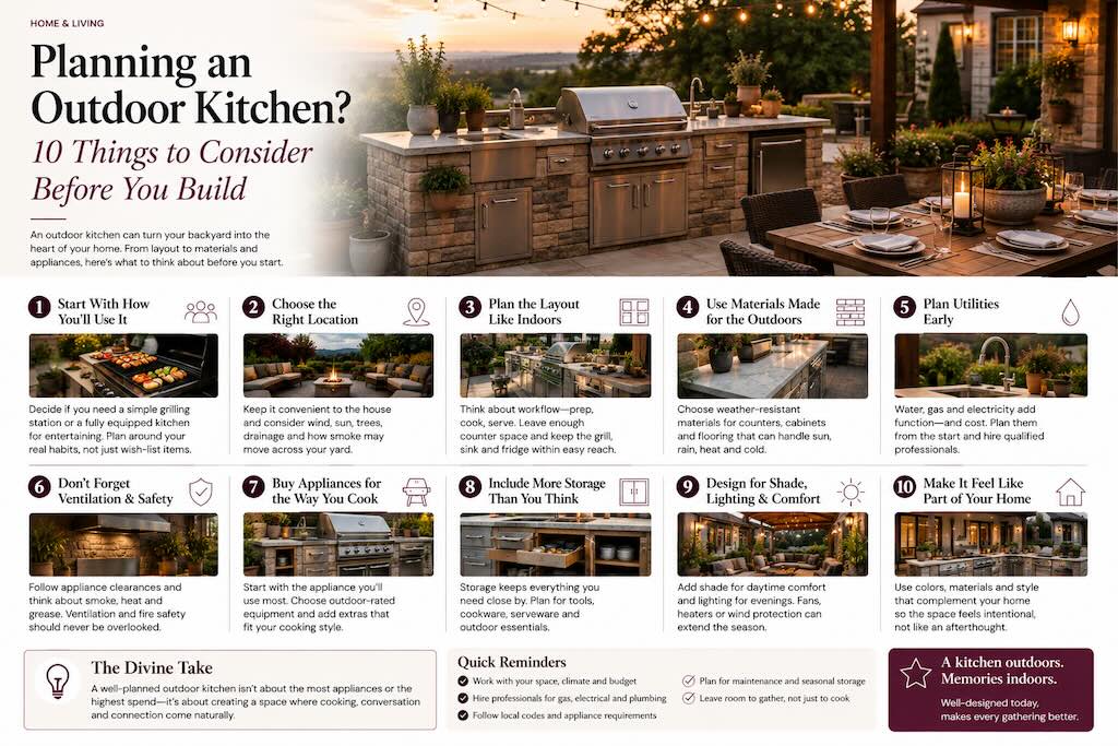 Planning an Outdoor Kitchen? 10 Things to Consider