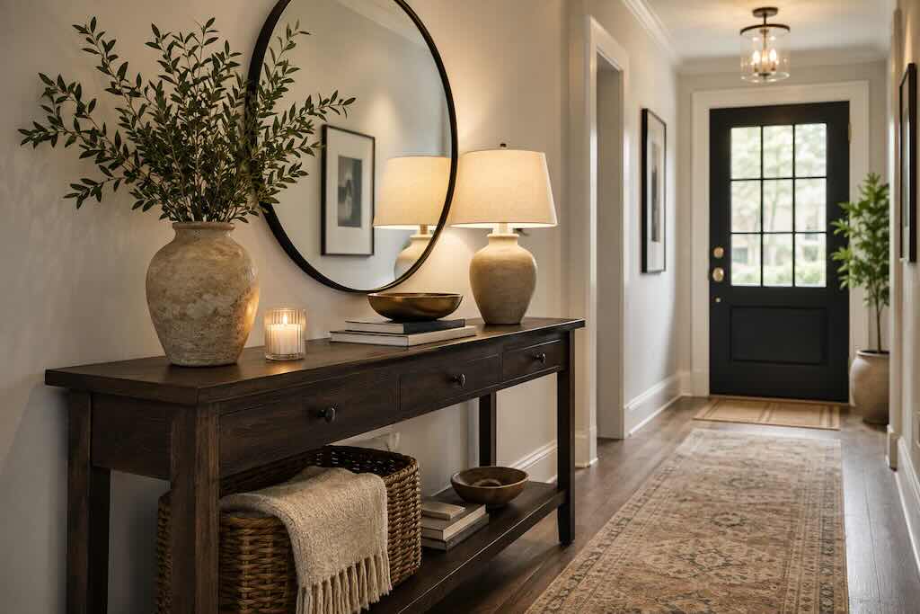 How to Style a Hallway Table for a Beautiful Entrance