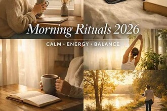 Peaceful morning routine for a balanced start.