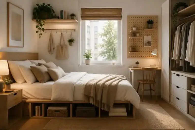 Small Bedroom Organization: 7 Ways to Create Calm