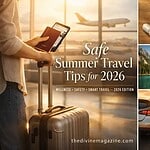 Travel essentials for summer 2026 including safety gear and travel documents.