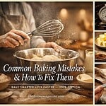 Common baking mistakes and solutions for perfect results.