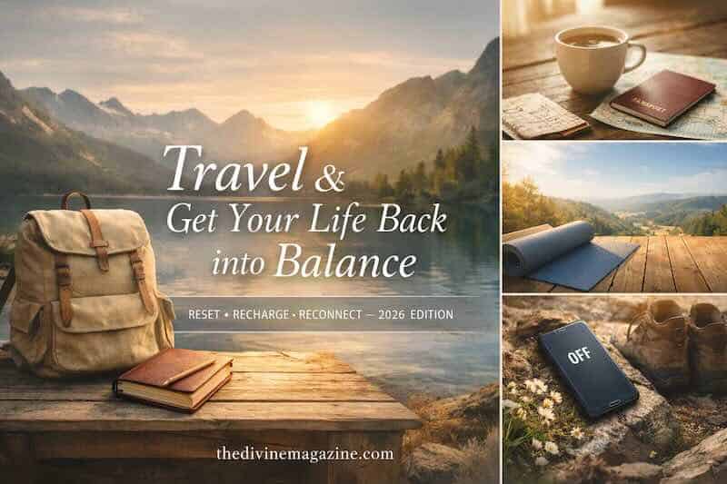 Travel & Rejuvenate Your Life for Balance and Wellness.
