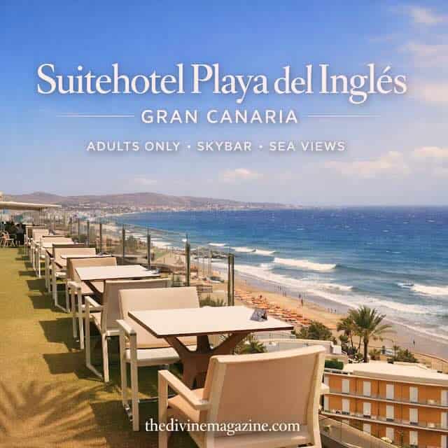 Ocean view from Suitehotel Playa del Inglés, adults-only hotel in Gran Canaria.