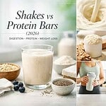 Comparison of meal replacement shakes and protein bars for health and weight loss.