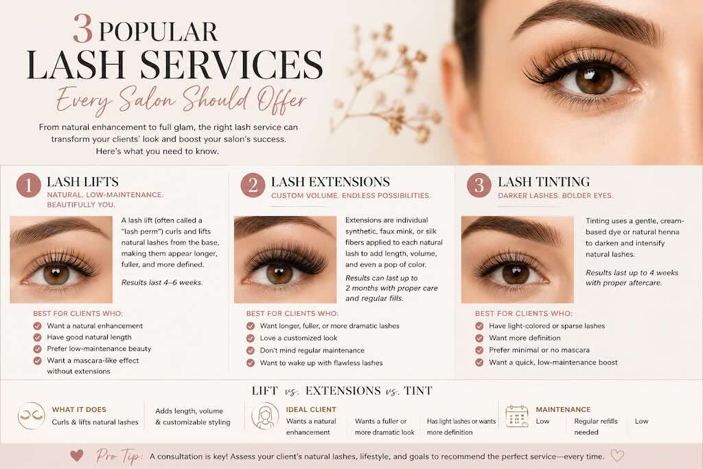 3 Popular Lash Services Every Salon Should Know