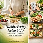 healthy eating habits Healthy eating habits for 2026 with nutritious meals and fresh ingredients.
