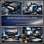 HDMI Display Interfaces HDMI display interfaces connecting various devices for modern digital setups.