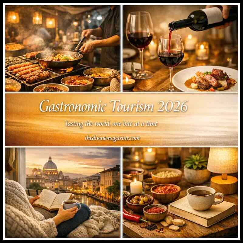 Gastronomic Tourism Explore top food destinations and culinary experiences worldwide.