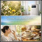 Tips for managing seasonal allergies with air purifiers and natural remedies.