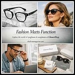 Fashion Meets Function Fashionable eyeglasses and sunglasses perfect for style and practicality at GlassesShop.