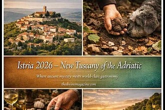 Beautiful hilltop village in Istria with historic architecture and scenic views.