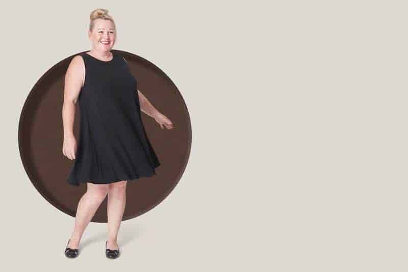 Plus size fashion woman