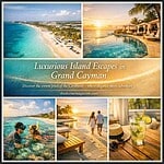 Beautiful Grand Cayman beach with turquoise waters and white sands.