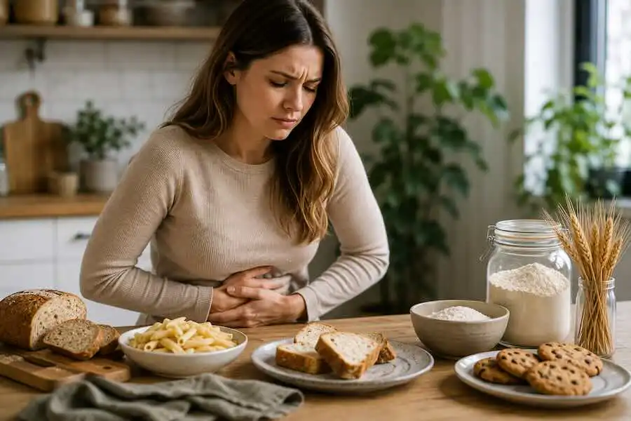 10 Symptoms of Gluten Intolerance & Gluten Belly