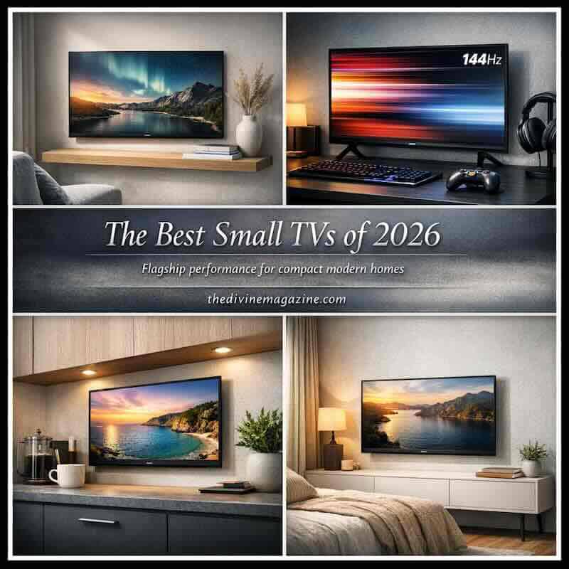 High-quality small TVs ideal for stylish, space-saving setups in 2026. Perfect for every room with s.