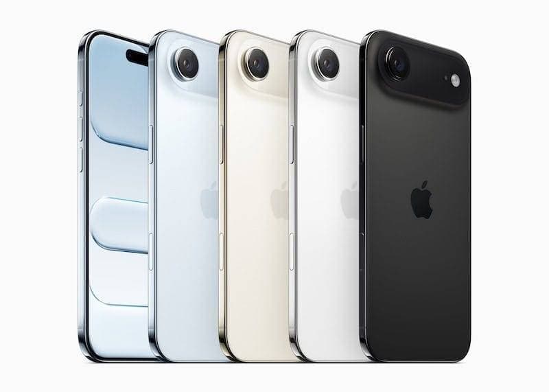 apple iphone air color lineup 250909