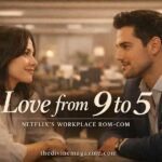ove from 9 to 5 Netflix workplace rom‑com — Valeria and Santiago in office scene