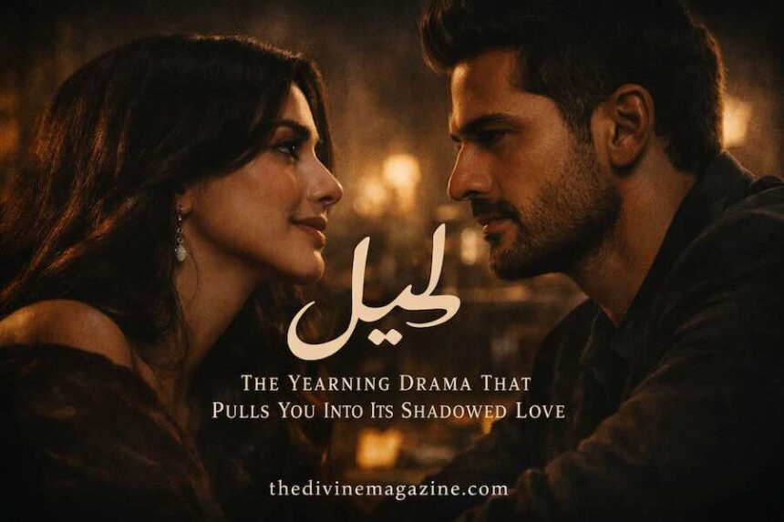 layl Layl Arabic drama — Ward and Najm in a shadowed, romantic scene