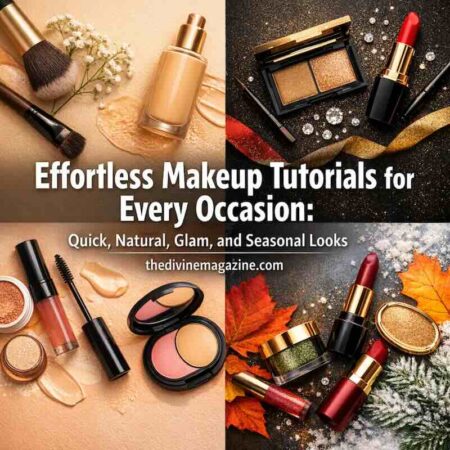 Effortless Makeup Tutorials for Every Occasion: Quick, Natural, Glam, and Seasonal Looks