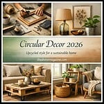 Upcycling homeware pieces for a stylish, eco-friendly home decor.